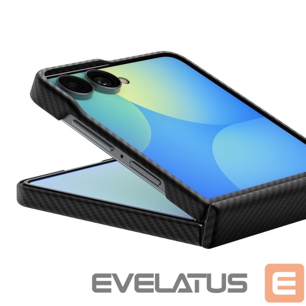Back panel cover Spigen Spigen AirSkin Aramid MagFit MagSafe Case for Samsung Galaxy Z Flip 8 - Black