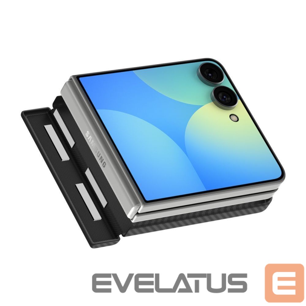 Back panel cover Spigen Spigen AirSkin Aramid MagFit MagSafe Case for Samsung Galaxy Z Flip 8 - Black