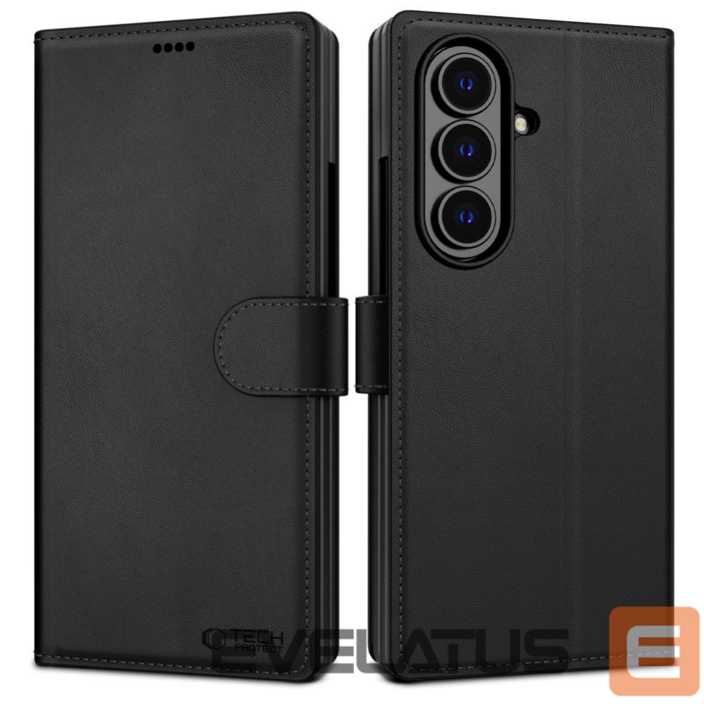 Back panel cover Tech-Protect Tech-Protect Wallet Case for Samsung Galaxy Z Fold 8 Ultra - Black