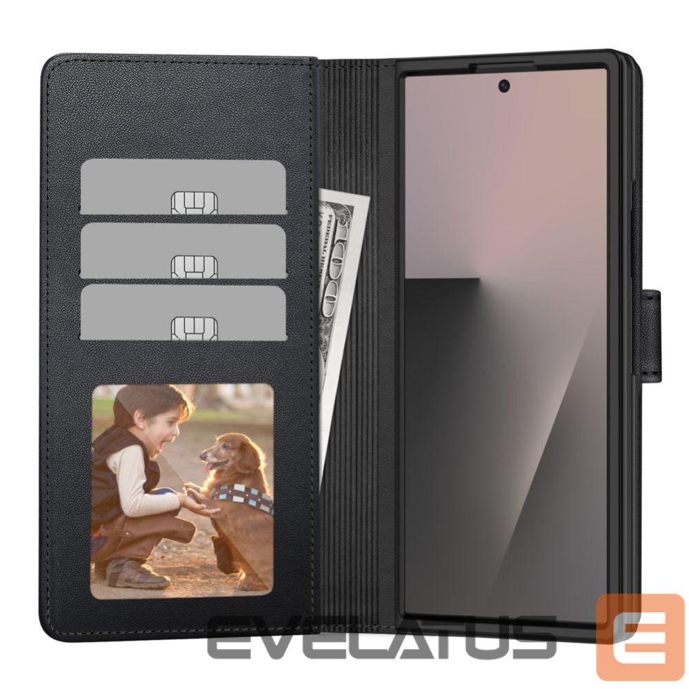 Back panel cover Tech-Protect Tech-Protect Wallet Case for Samsung Galaxy Z Fold 8 Ultra - Black