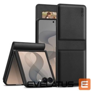Back panel cover Tech-Protect  Tech-Protect Wallet Case for Samsung Galaxy Z Flip 8 - Black 