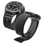 Other Spigen  Spigen Athlex Air Strap for Samsung Galaxy Watch Ultra 47mm - Black and Gray 