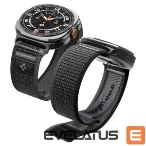 Other Spigen  Spigen Athlex Air Strap for Samsung Galaxy Watch Ultra 47mm - Black and Gray 