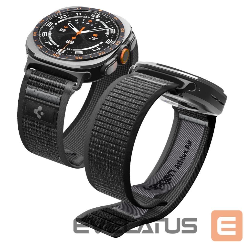 Other Spigen Spigen Athlex Air Strap for Samsung Galaxy Watch Ultra 47mm - Black and Gray