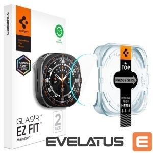 Protective glass Spigen  Spigen Glas.TR EZ Fit AC 2-Pack Tempered Glass for Samsung Galaxy Watch Ultra 47mm 