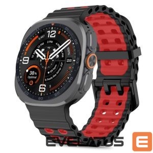 Other Tech-Protect  Tech-Protect Iconband Pro for Samsung Galaxy Watch Ultra 47mm - Black and Red 