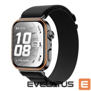 Other Tech-Protect  Tech-Protect Nylon Pro Strap for Huawei Watch Fit 3 / 4 / 4 Pro / 5 / 5 Pro - Black 