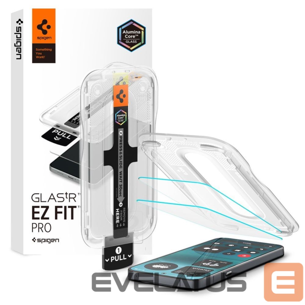 Protective glass Spigen Spigen Glas.tR EZ Fit Pro 2-Pack Tempered Glass for Nothing Phone 4A Pro