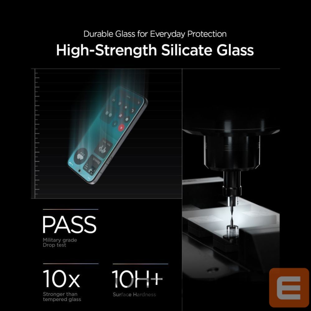 Protective glass Spigen Spigen Glas.tR EZ Fit Pro 2-Pack Tempered Glass for Nothing Phone 4A Pro