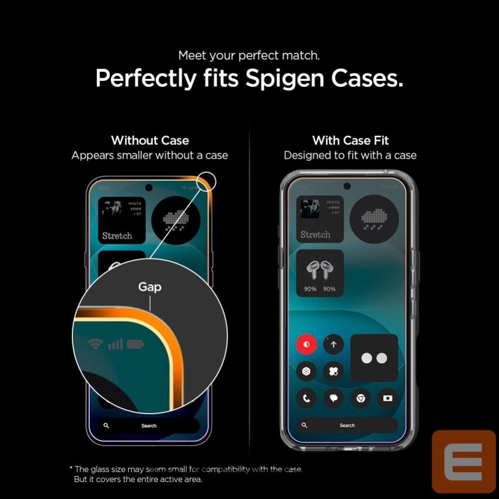Protective glass Spigen Spigen Glas.tR EZ Fit Pro 2-Pack Tempered Glass for Nothing Phone 4A Pro