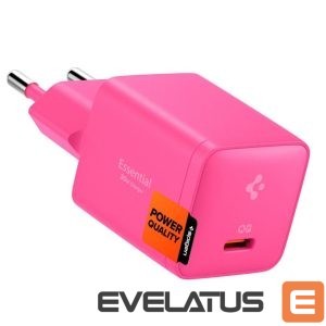 Cable Spigen  Spigen Essential EE301EU 1-Port 30W Wall Charger - Pink 