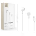 Adapter Tech-Protect  Tech-Protect Ultraboost Core G4 USB-C Wired Headphones - White 