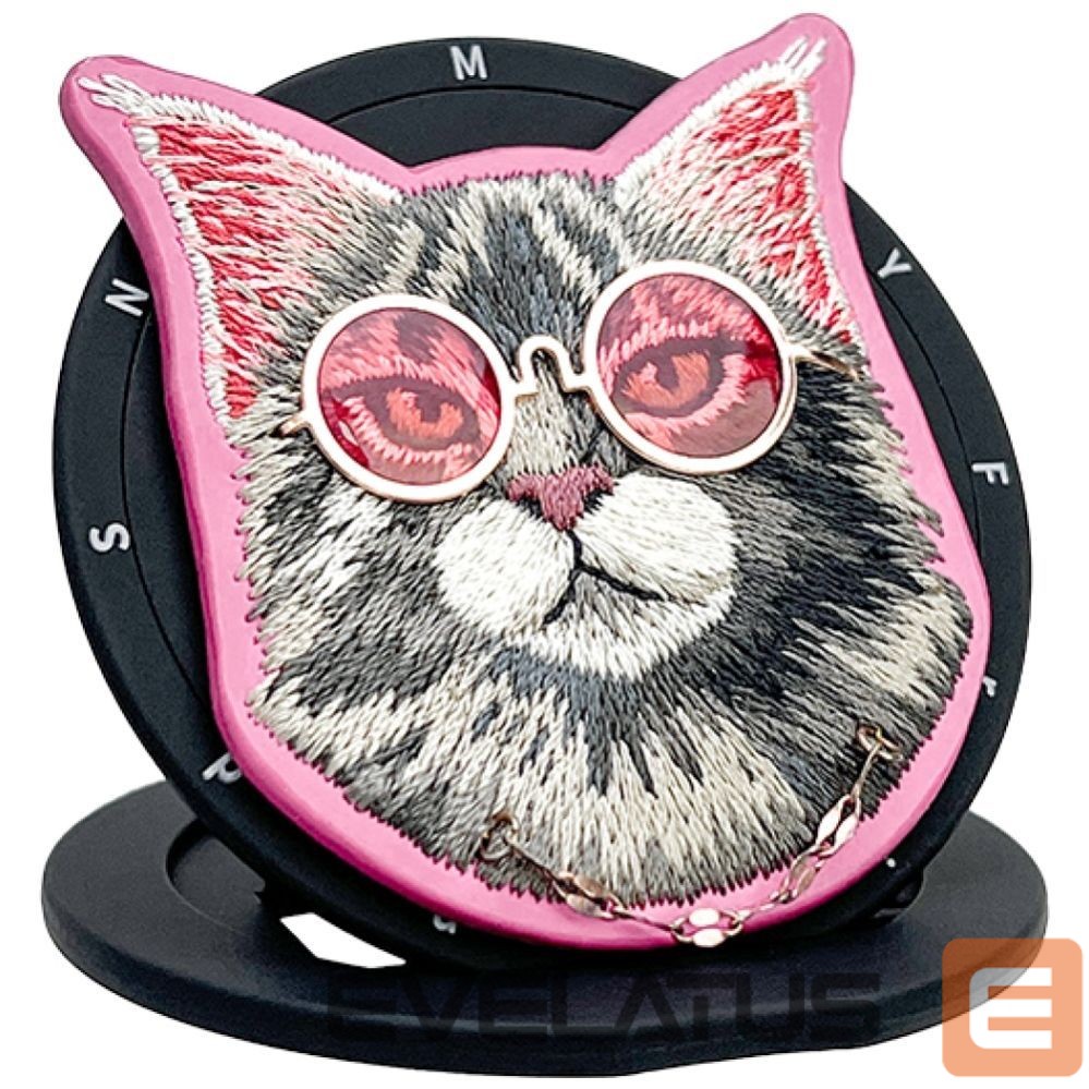 Selfie monopods and holders Nimmy Nimmy Cool&Cute 2.0 Cat Magnetic Phone Holder - Pink