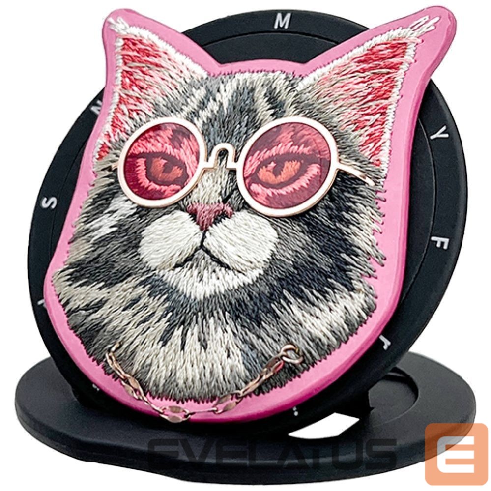 Selfie monopods and holders Nimmy Nimmy Cool&Cute 2.0 Cat Magnetic Phone Holder - Pink