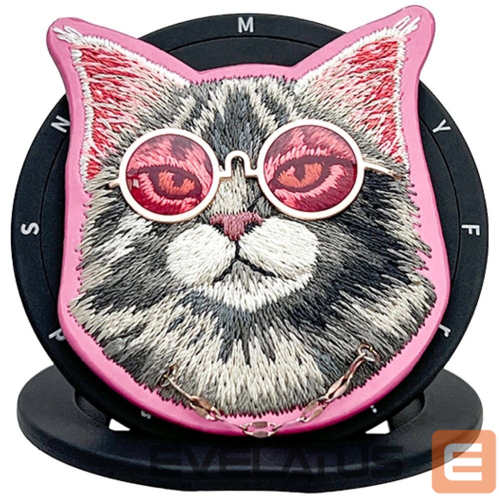 Selfie monopods and holders Nimmy Nimmy Cool&Cute 2.0 Cat Magnetic Phone Holder - Pink