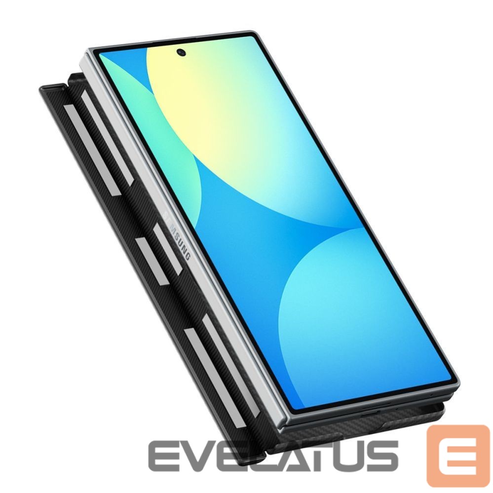 Back panel cover Spigen Spigen AirSkin Aramid MagFit MagSafe Case for Samsung Galaxy Z Fold 8 Ultra - Black
