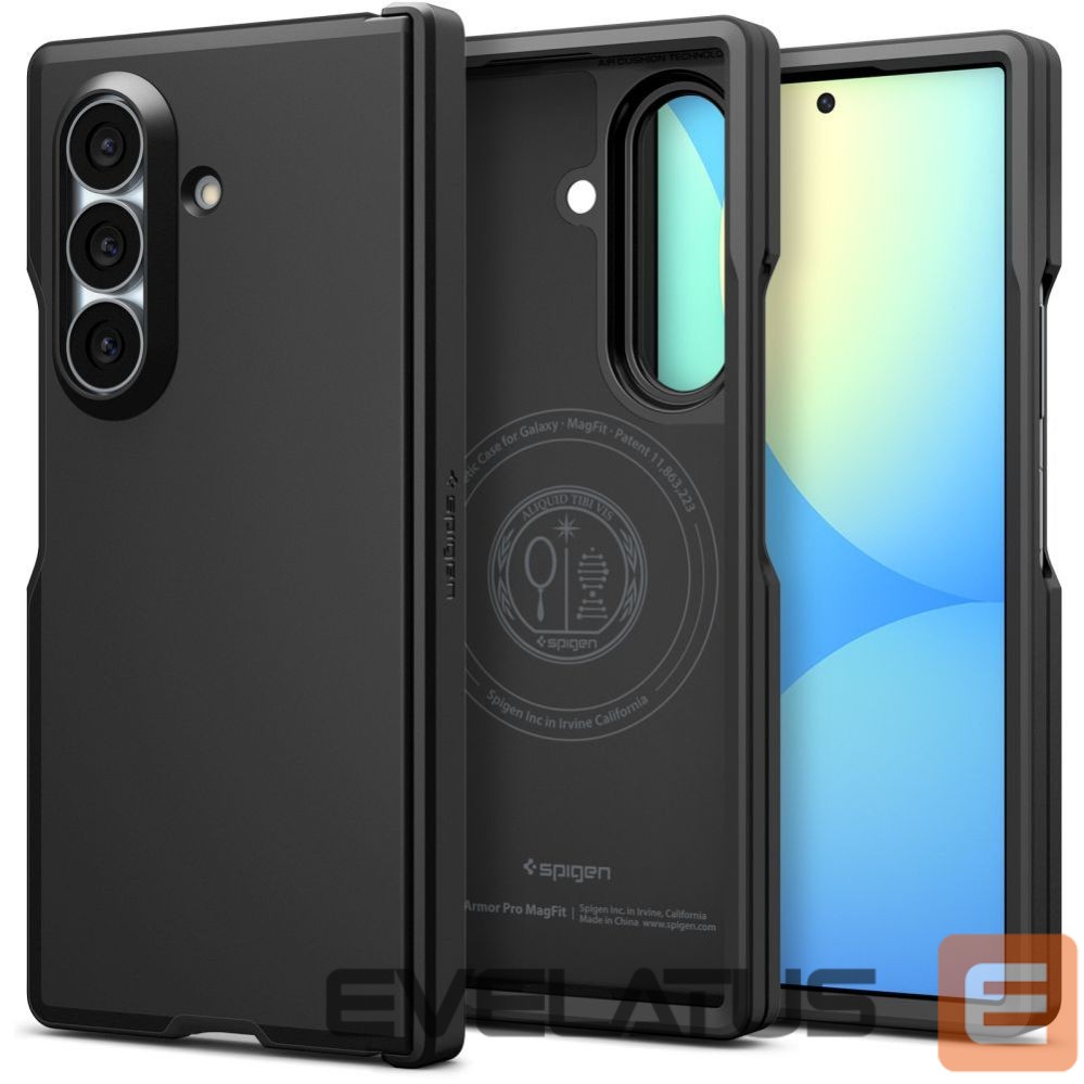 Back panel cover Spigen Spigen Tough Armor Pro MagFit MagSafe Case for Samsung Galaxy Z Fold 8 Ultra - Black