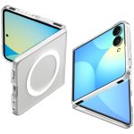Back panel cover Spigen  Spigen AirSkin MagFit Case for Samsung Galaxy Z Flip 8 - Clear and White 
