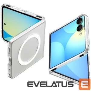 Back panel cover Spigen  Spigen AirSkin MagFit Case for Samsung Galaxy Z Flip 8 - Clear and White 