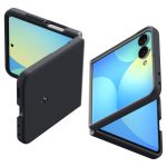 Back panel cover Spigen  Spigen Nano Pop MagSafe Case for Samsung Galaxy Z Flip 8 - Black and Gray 