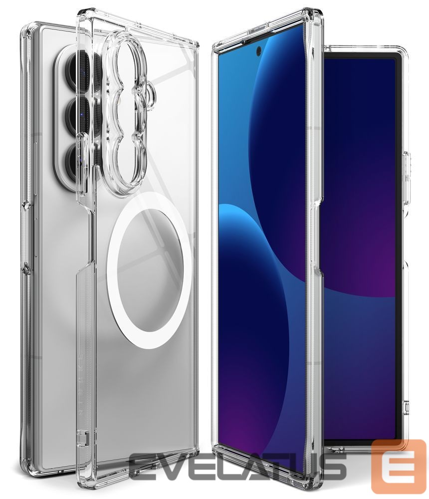 Back panel cover Ringke Ringke Fusion Magnetic Magsafe Case for Samsung Galaxy Z Fold 8 Ultra - Clear