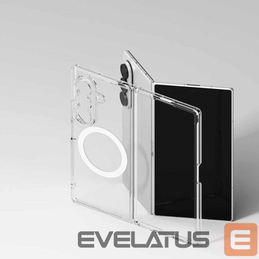 Back panel cover Ringke Ringke Fusion Magnetic Magsafe Case for Samsung Galaxy Z Fold 8 Ultra - Clear