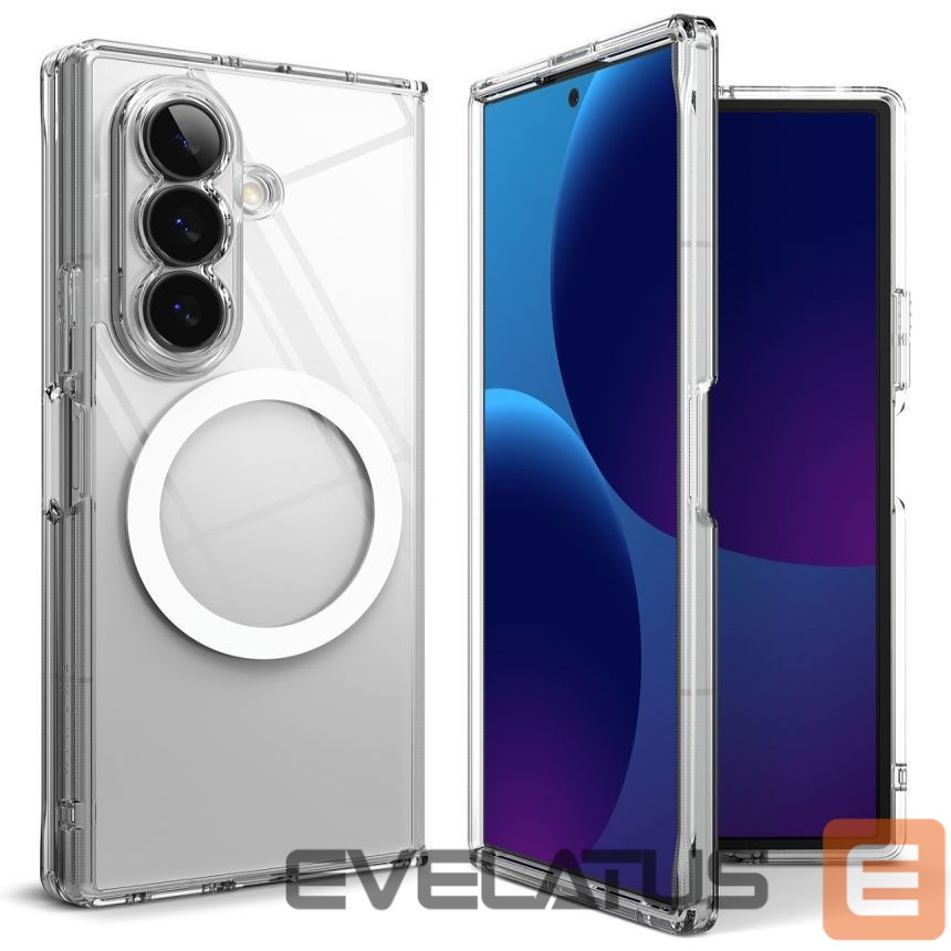 Back panel cover Ringke Ringke Fusion Magnetic Magsafe Case for Samsung Galaxy Z Fold 8 Ultra - Clear
