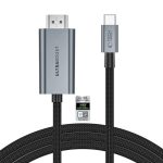 Cable Tech-Protect  Tech-Protect UltraBoost USB-C to HDMI 2.1 Cable 200 cm 8K 60HZ - Gray 