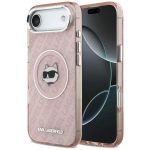 Back panel cover Karl Lagerfeld  Karl Lagerfeld IML Choupette Head Logo MagSafe Case for iPhone 17 Air - Pink 