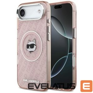 Back panel cover Karl Lagerfeld  Karl Lagerfeld IML Choupette Head Logo MagSafe Case for iPhone 17 Air - Pink 