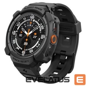 Other Spigen  Spigen Rugged Armor Pro Case Strap for Samsung Galaxy Watch Ultra 2 2026 47mm - Matte Black 