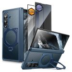 Back panel cover Supcase  Supcase UB Aero MagSafe 2-Set Case for Samsung Galaxy Z Fold 8 Ultra - Navy Blue 