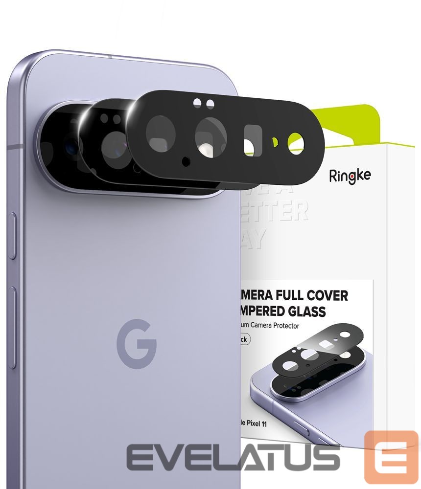Protective glass Ringke Ringke Camera Full Cover 2-Pack for Google Pixel 11 - Black