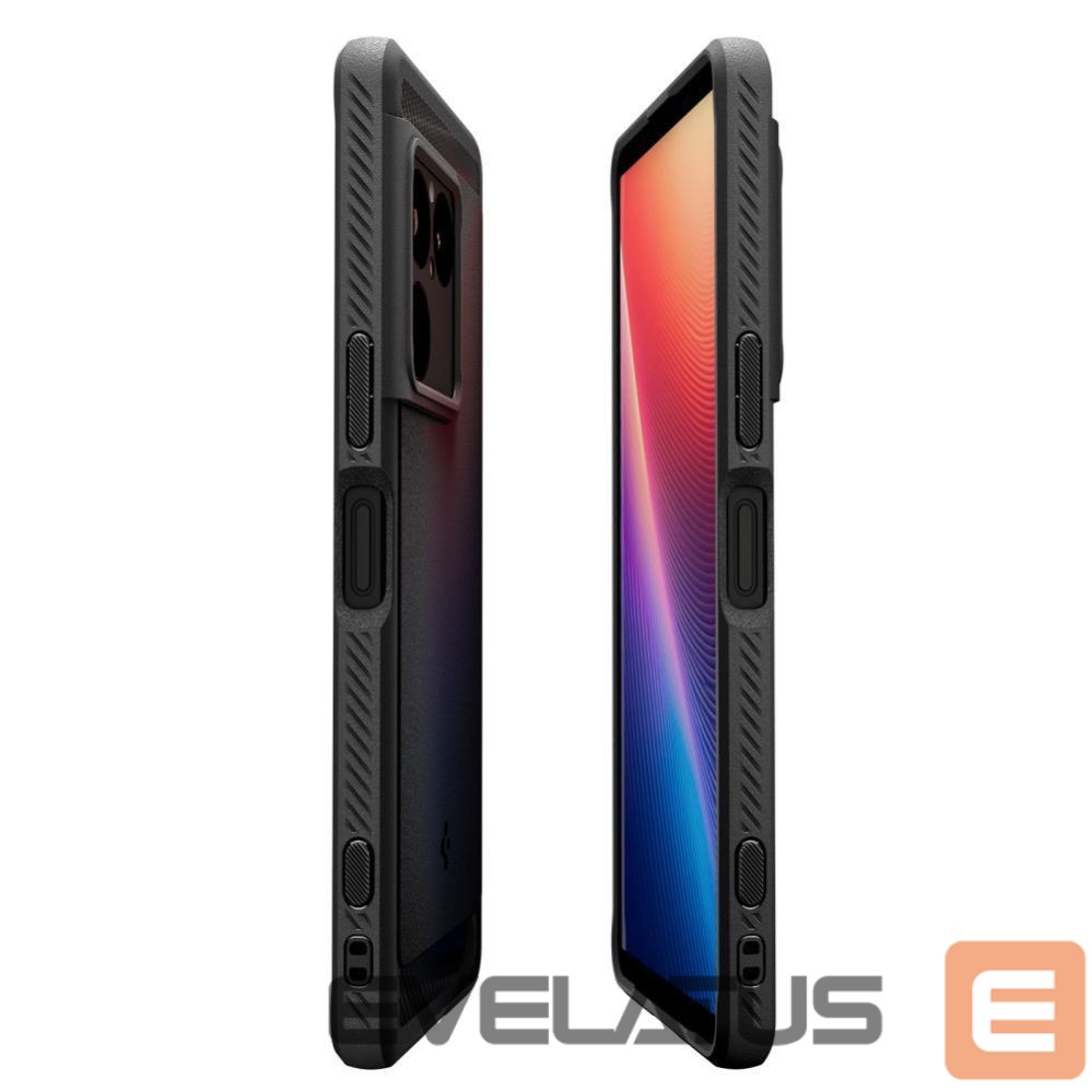 Back panel cover Spigen Spigen Rugged Armor Case for Sony Xperia 1 VIII - Matte Black