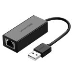 Adapter Ugreen  Ugreen external network card RJ45 - USB 2.0 100 Mbps Ethernet black (CR110 20254) 