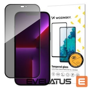 Protective glass Wozinsky  Wozinsky Privacy Glass Tempered Glass for iPhone 14 Pro with Anti Spy Privatizing Filter 
