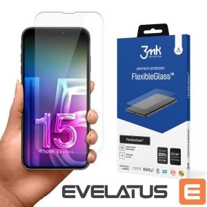 Protective glass 3MK  Apple iPhone 15 Plus - 3mk FlexibleGlass 