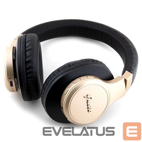 Adapter Guess Guess Bluetooth on-ear headphones GUBH604GEMK black/black 4G Script