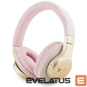 Adapter Guess  Guess Bluetooth on-ear headphones GUBH604GEMP pink/pink 4G Script 
