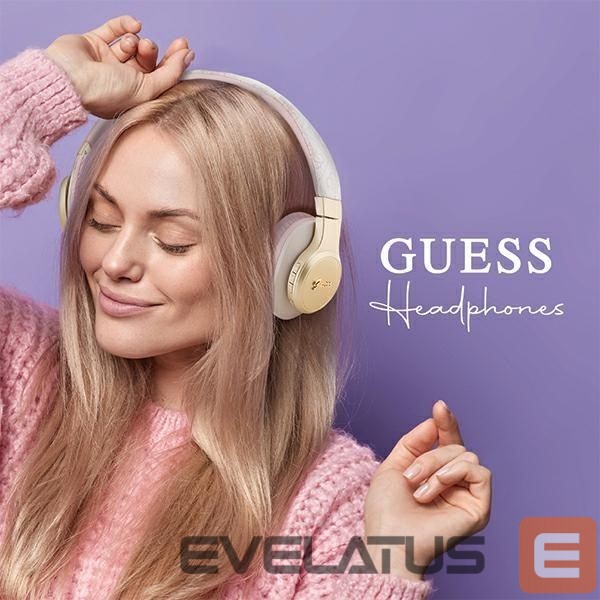 Adapter Guess Guess Bluetooth on-ear headphones GUBH604GEMP pink/pink 4G Script