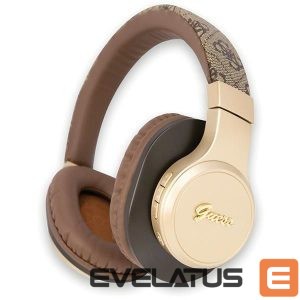 Adapter Guess  Guess Bluetooth on-ear headphones GUBH604GEMW brown/brown 4G Script 