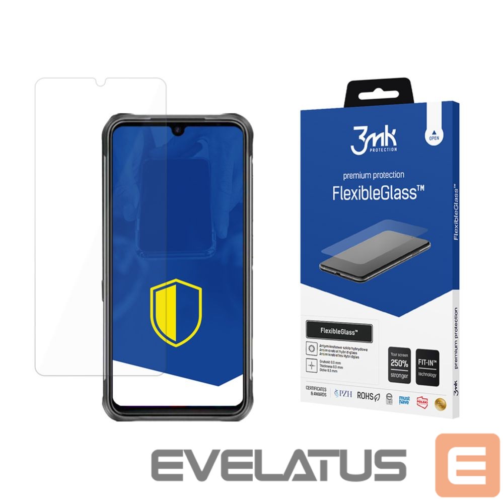 Protective glass 3MK 3mk FlexibleGlass hybrid glass for Umidigi Bison