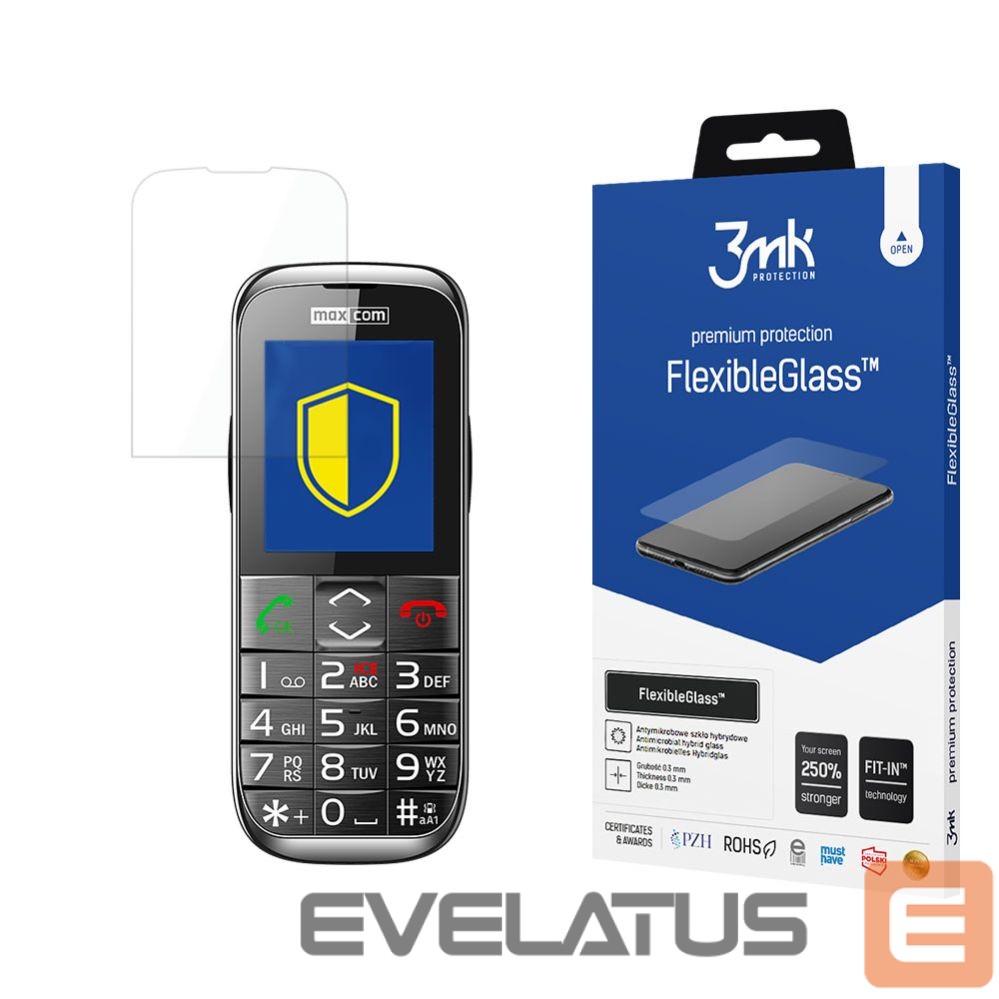 Protective glass 3MK 3mk FlexibleGlass hybrid glass for Maxcom MM720