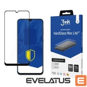 Protective glass 3MK  3mk HardGlass Max Lite Black Tempered Glass for Samsung Galaxy A30 