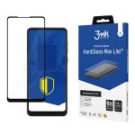Protective glass 3MK  3mk HardGlass Max Lite Black Tempered Glass for Samsung Galaxy A21 