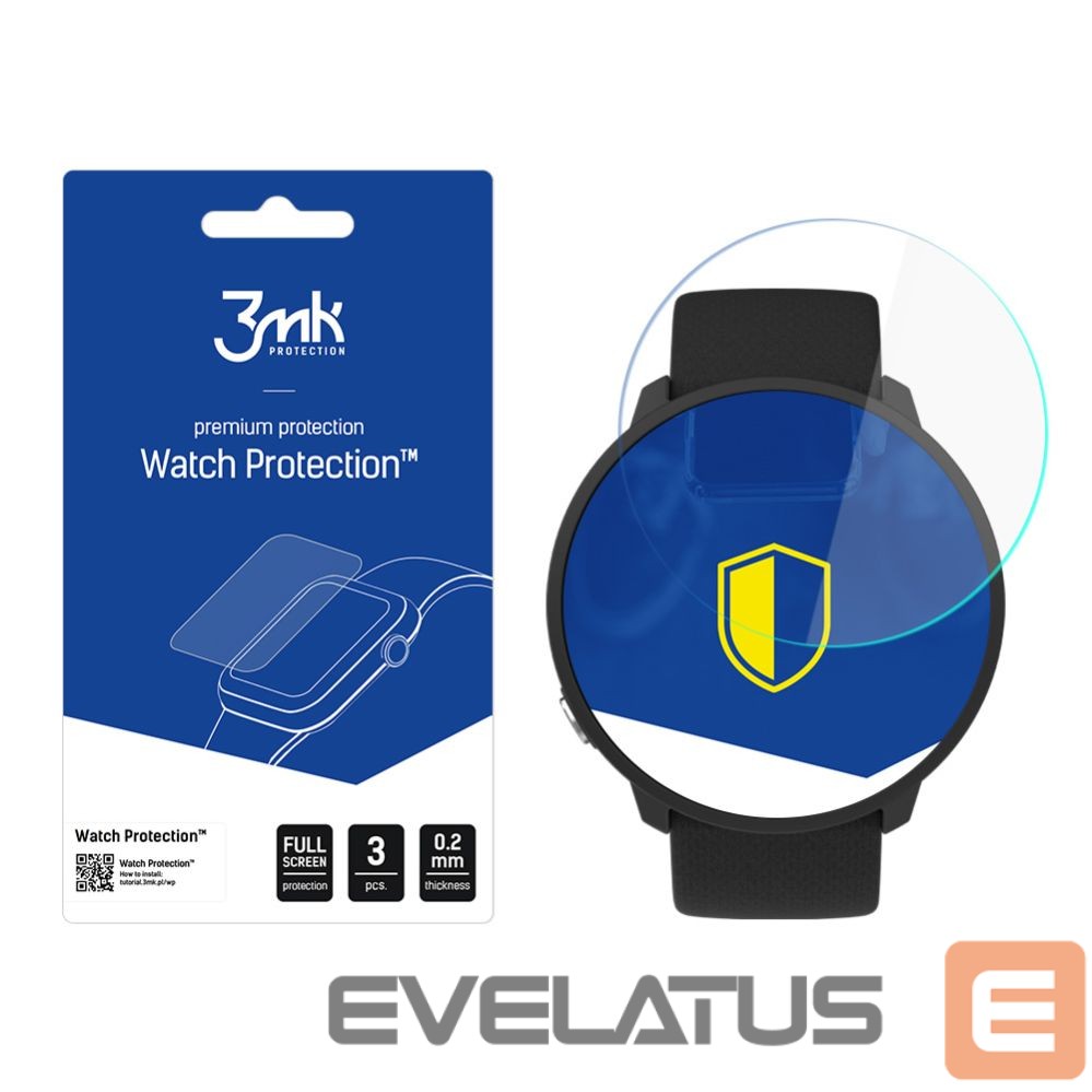 Protective glass 3MK 3mk Watch Protection FlexibleGlass Hybrid Glass for Polar Unite