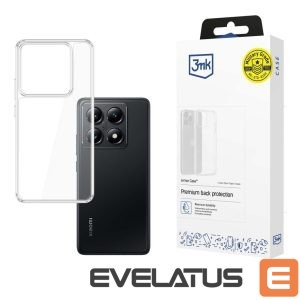Back panel cover 3MK  3mk Armor Case for Xiaomi 14T Pro - Transparent 