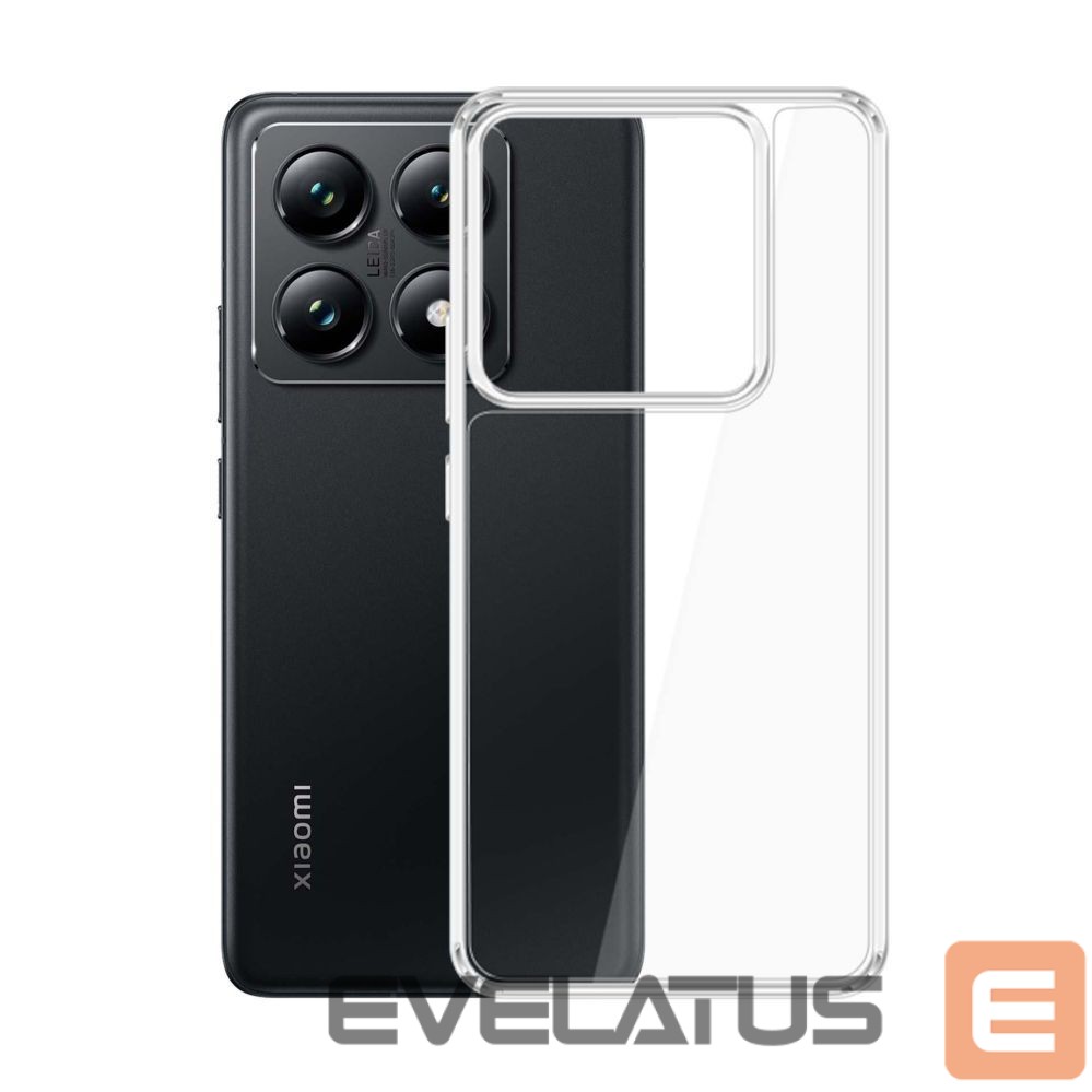 Back panel cover 3MK 3mk Armor Case for Xiaomi 14T Pro - Transparent