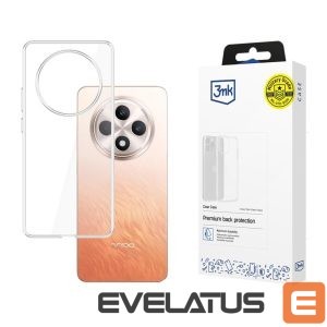 Back panel cover 3MK  3mk Clear Case for Oppo Reno 12 F\Fs - transparent 