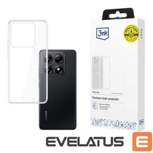Back panel cover 3MK  3mk Clear Case for Xiaomi 14T Pro - transparent 